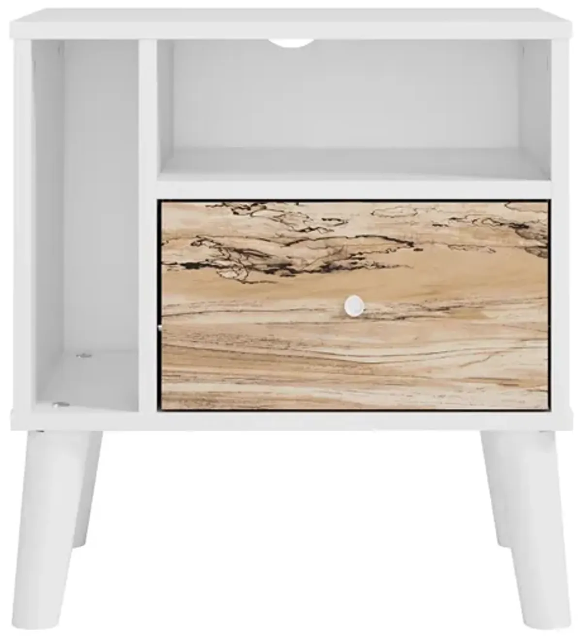 Piperton Nightstand in Brown/White by Ashley Express