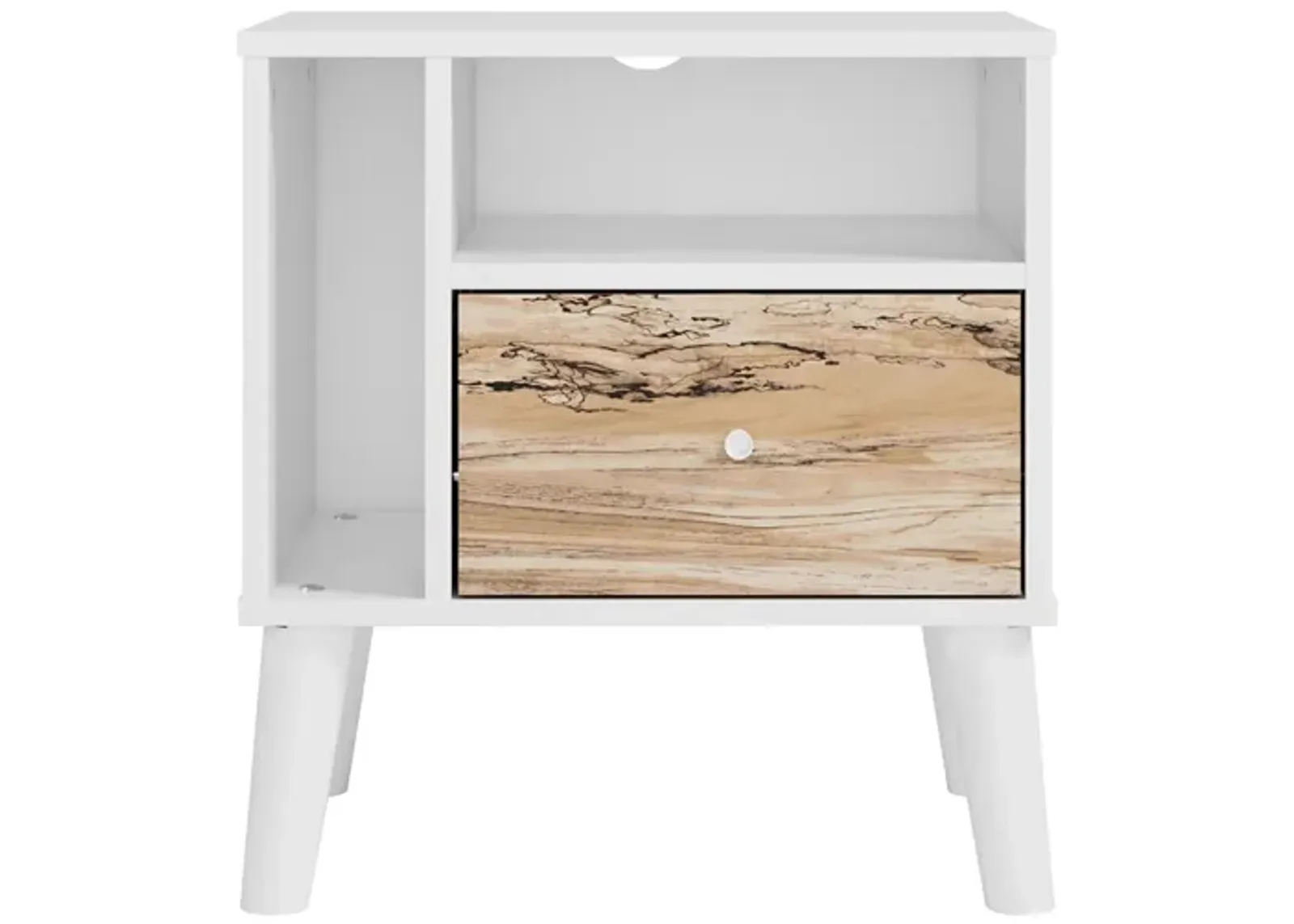 Piperton Nightstand in Brown/White by Ashley Express