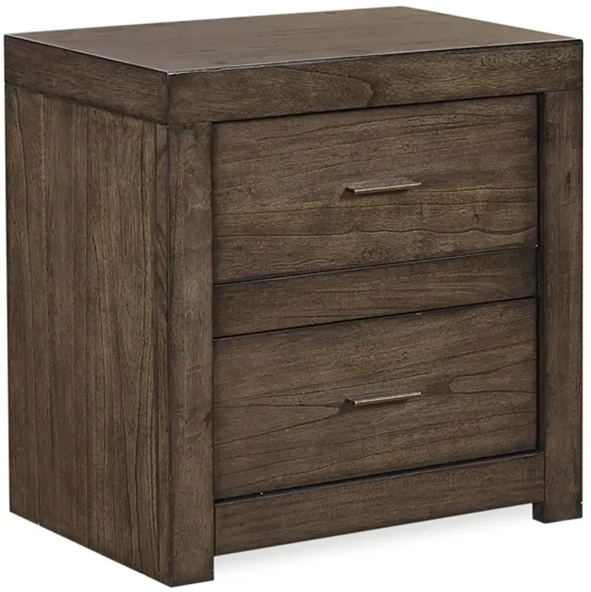 Modern Loft 2 Drawer Nightstand