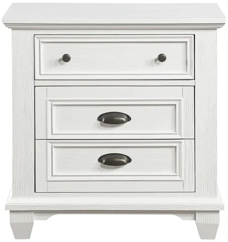 LaFollette Nightstand in White by Homelegance