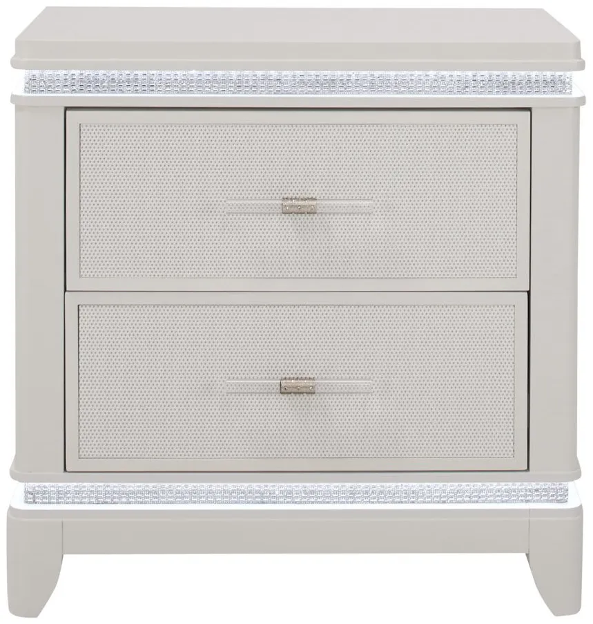 Carmelita Nightstand in White by Davis Intl.