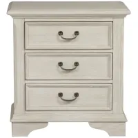 Decatur 3 Drawer Nightstand in Antique White by Liberty Furniture