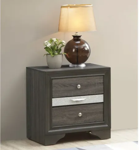 Madrid Nightstand in Gray by Glory Furniture
