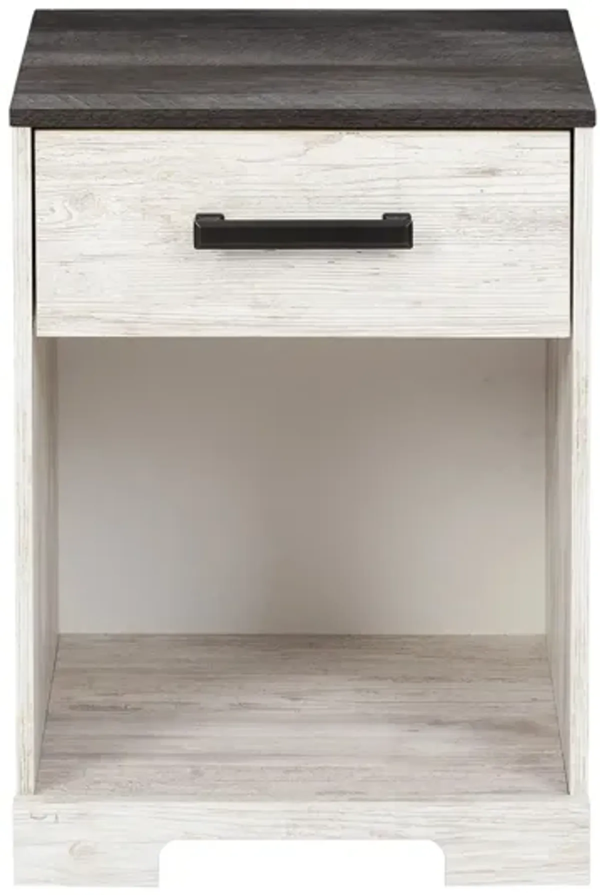 Shawburn Nightstand in Whitewash/Charcoal Gray by Ashley Express