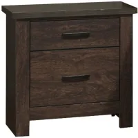 Curtis Nightstand in Rustic Weathered Brown by Crown Mark