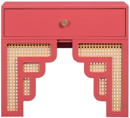Suzie Nightstand in Coral Pink by Tov Furniture