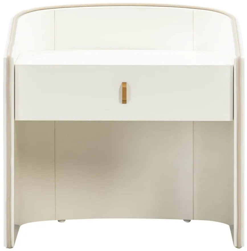 Collins Nightstand in Cream by Tov Furniture