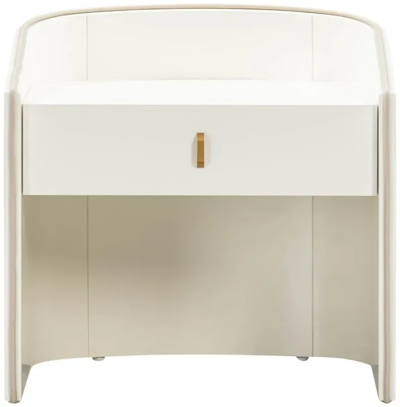 Collins Nightstand in Cream by Tov Furniture