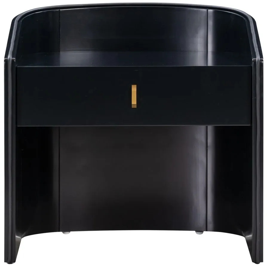 Collins Nightstand in Black by Tov Furniture