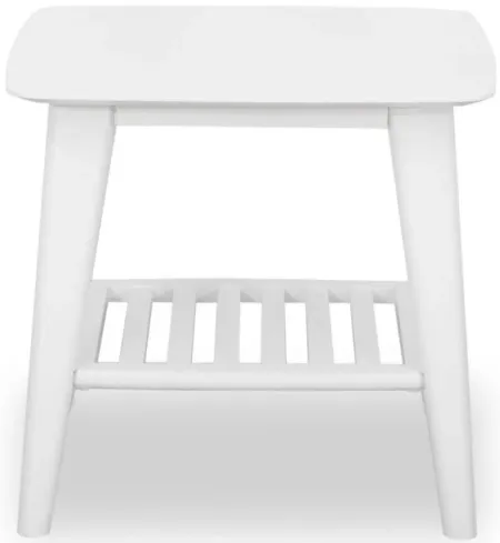 Selena Night Stand in White by Unique Furniture