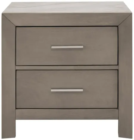 Armory Nightstand in Gray by Davis Intl.