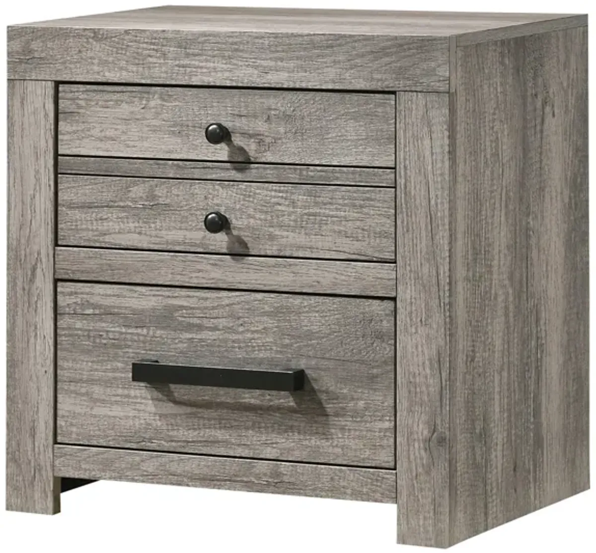 Tundra Nightstand in Gray by Crown Mark