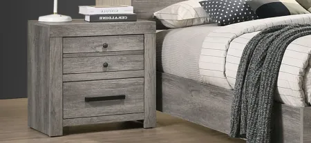 Tundra Nightstand in Gray by Crown Mark