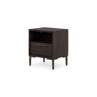Wyeth Nightstand in Dark Carbon by Four Hands