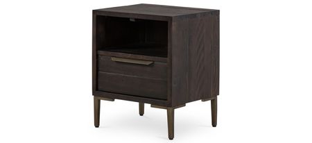 Wyeth Nightstand in Dark Carbon by Four Hands