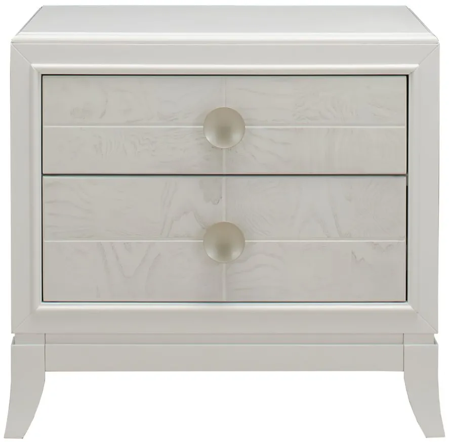 Giovanna Nightstand in White by Samuel Lawrence