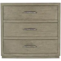 Linville Falls Three Drawer Nightstand in Mink by Hooker Furniture