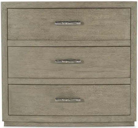 Linville Falls Three Drawer Nightstand in Mink by Hooker Furniture