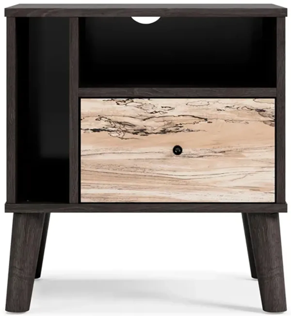 Piperton Nightstand in Brown/Black by Ashley Express