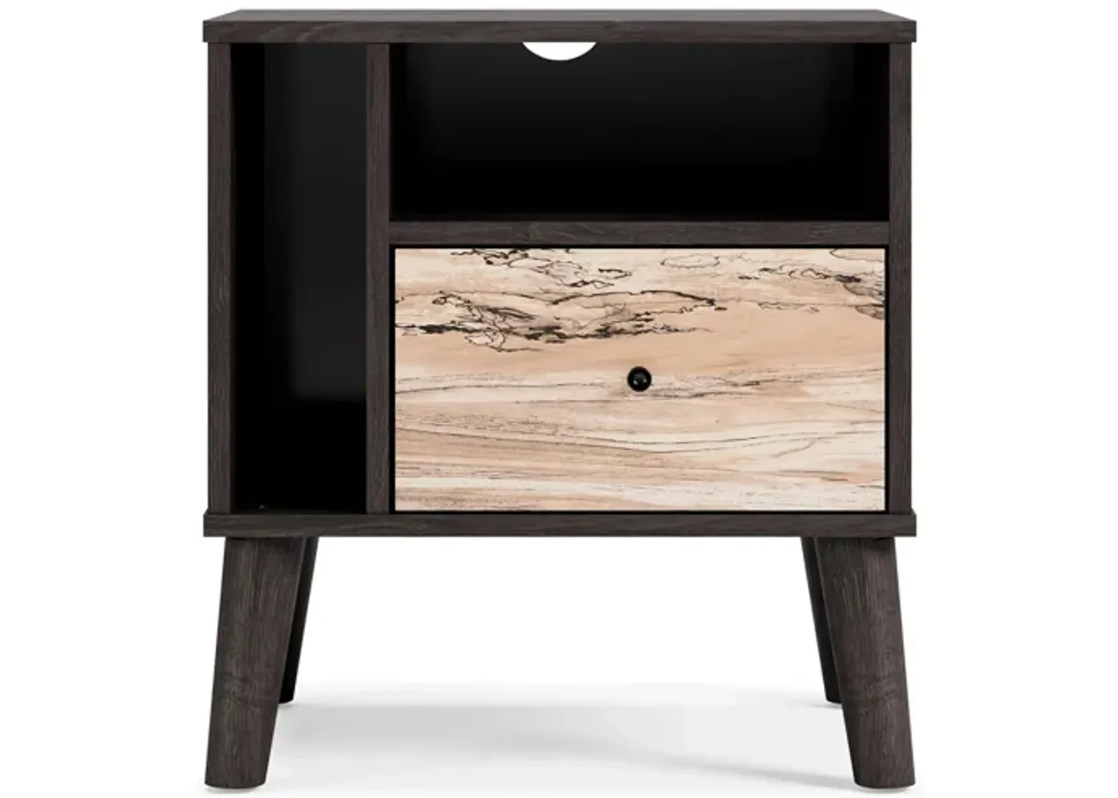 Piperton Nightstand in Brown/Black by Ashley Express