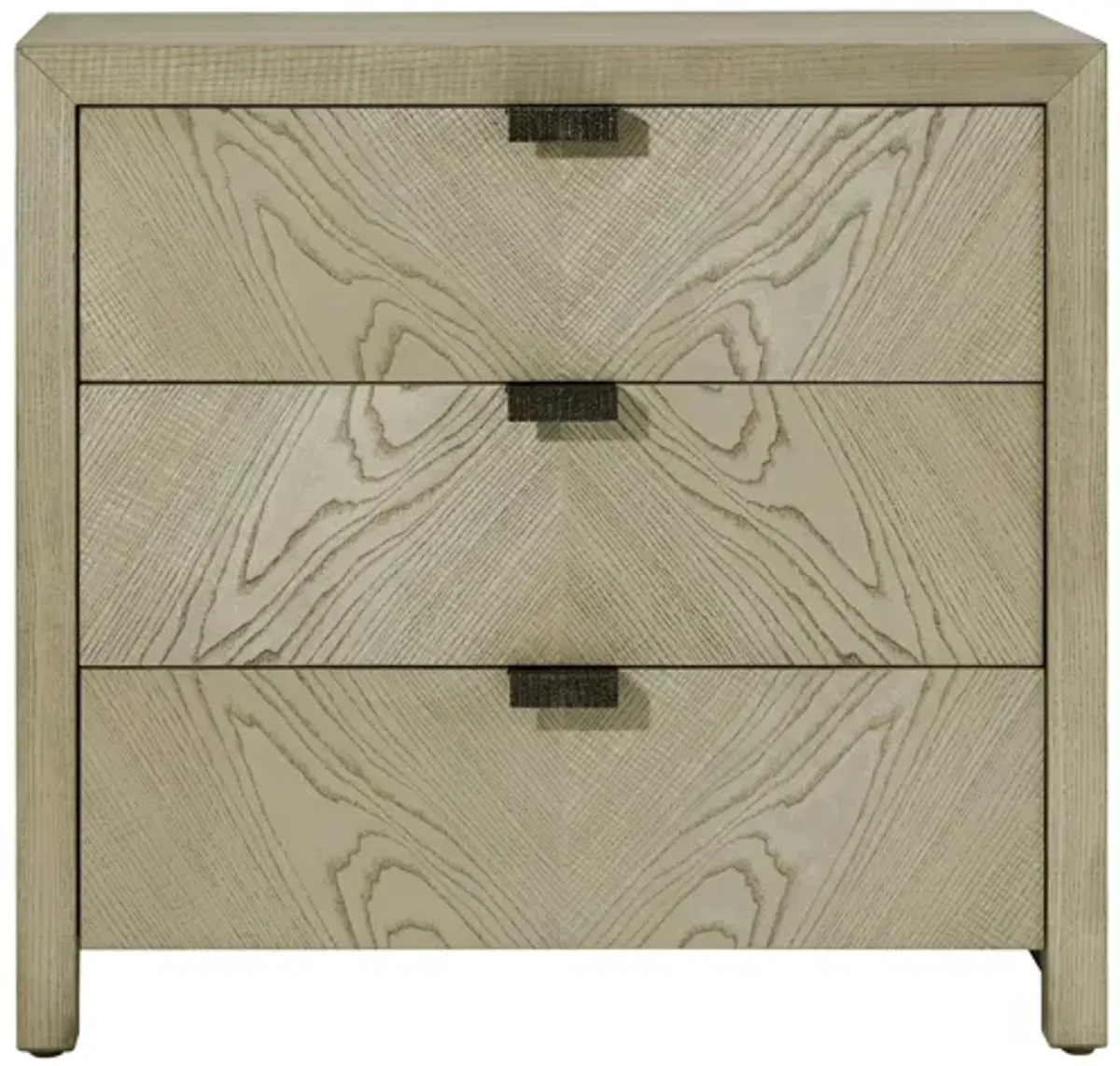 Catalina 3 Drawer Nightstand in Dune by Theodore Alexander