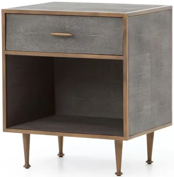 Shagreen Bedside Table