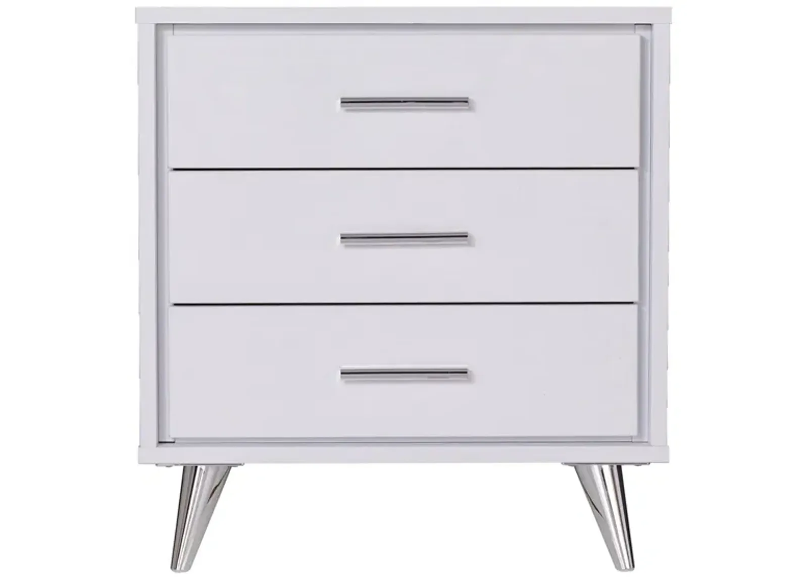 Hayden Bedside Table in White by SEI Furniture