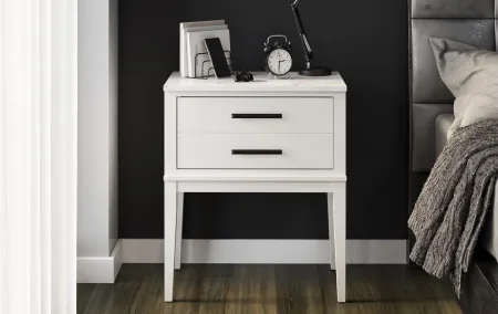 Lynnhaven Nightstand by Ameriwood Home in White by DOREL HOME FURNISHINGS