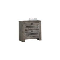 Bateson Nightstand in Weathered Gray by Crown Mark