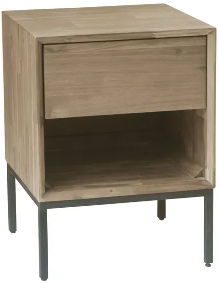 Hathaway Night Stand in Drifted Sand by New Pacific Direct