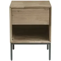 Hathaway Night Stand in Drifted Sand by New Pacific Direct