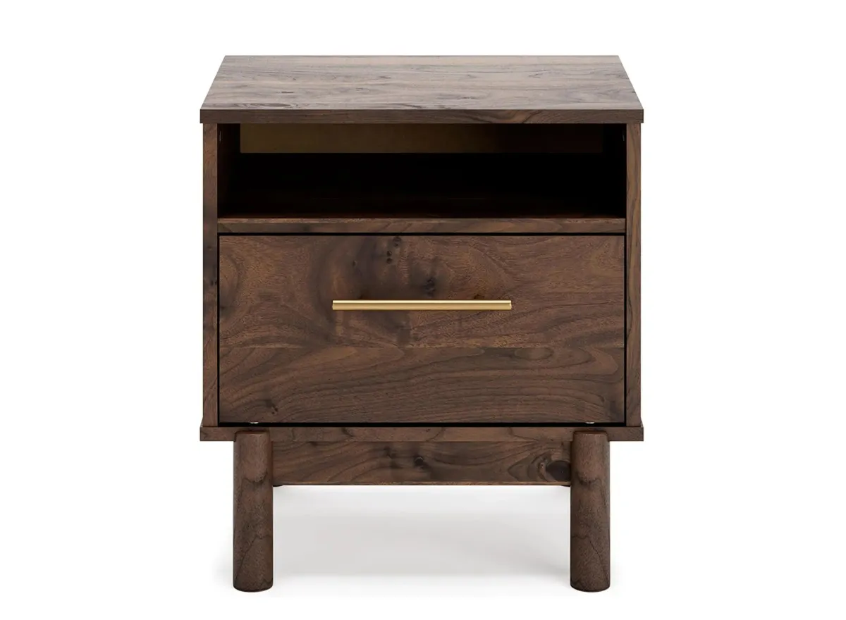 Calverson Nightstand in Mocha by Ashley Express