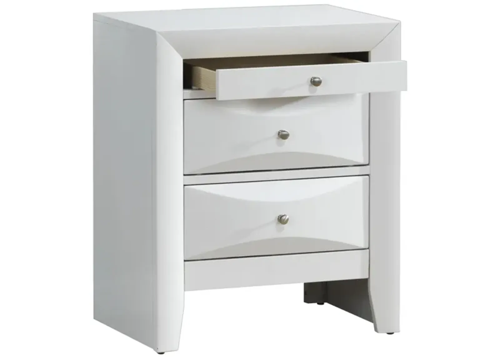 Marilla Nightstand in White by Glory Furniture