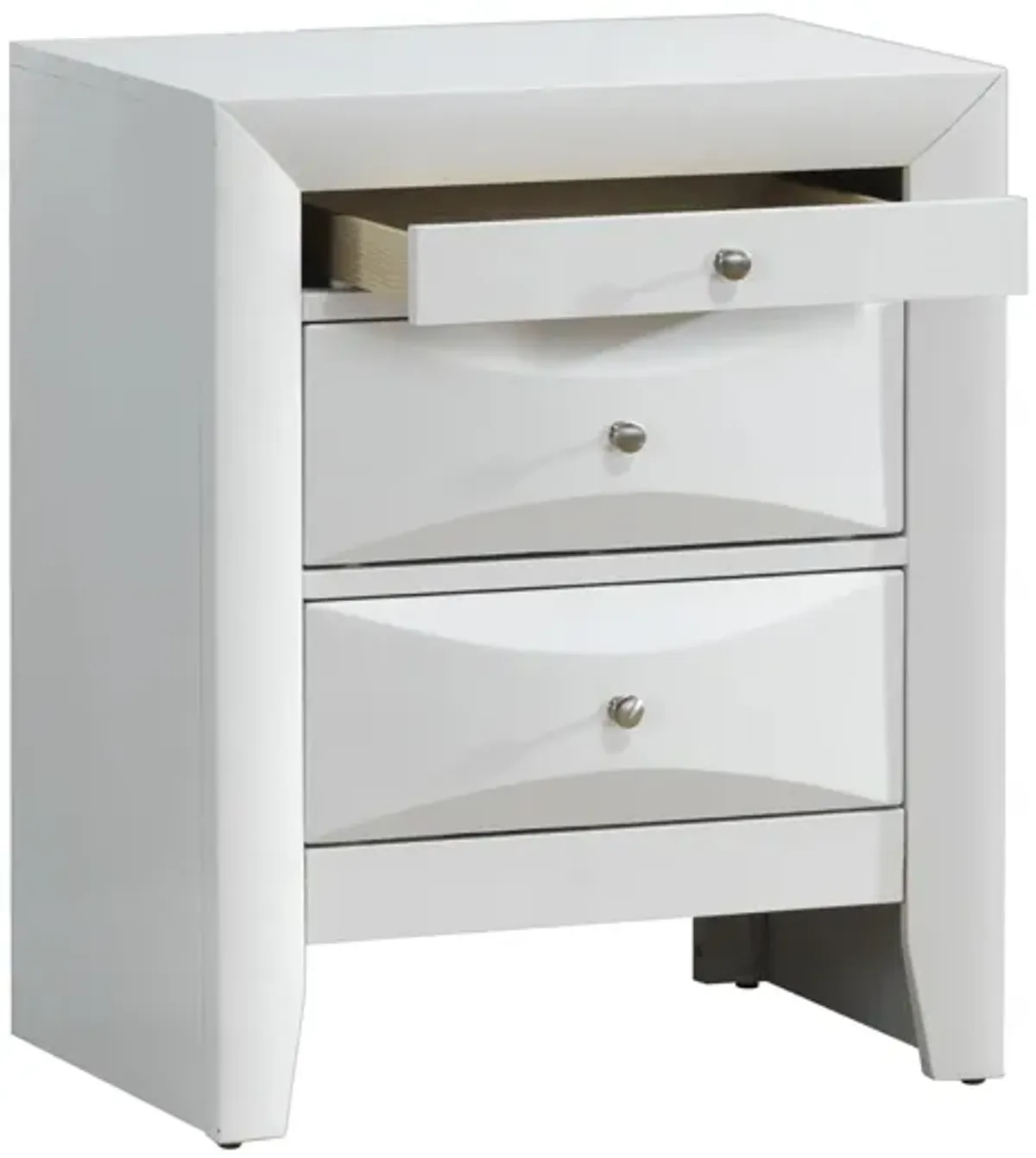 Marilla Nightstand in White by Glory Furniture