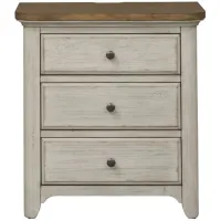 Farmhouse Reimagined Drawer Nightstand in White by Liberty Furniture