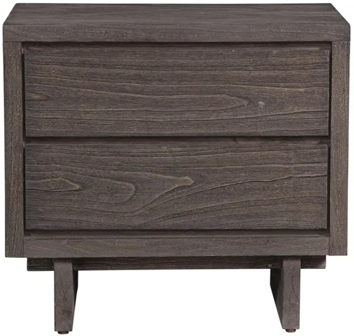 Serriene Nightstand w/ USB in Sandblasted Medium Mindi Finish by Avalon Furniture