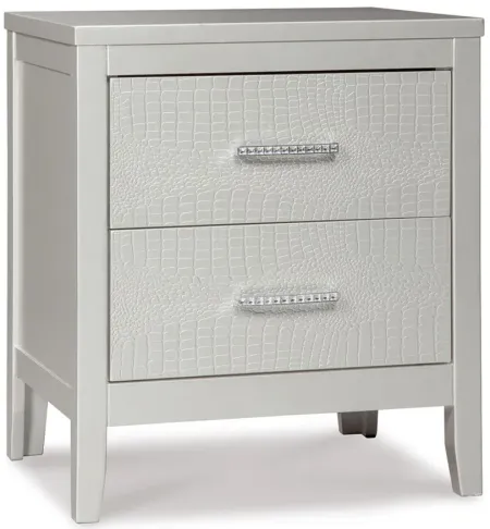 Olivet Nightstand in Silver by Ashley Furniture