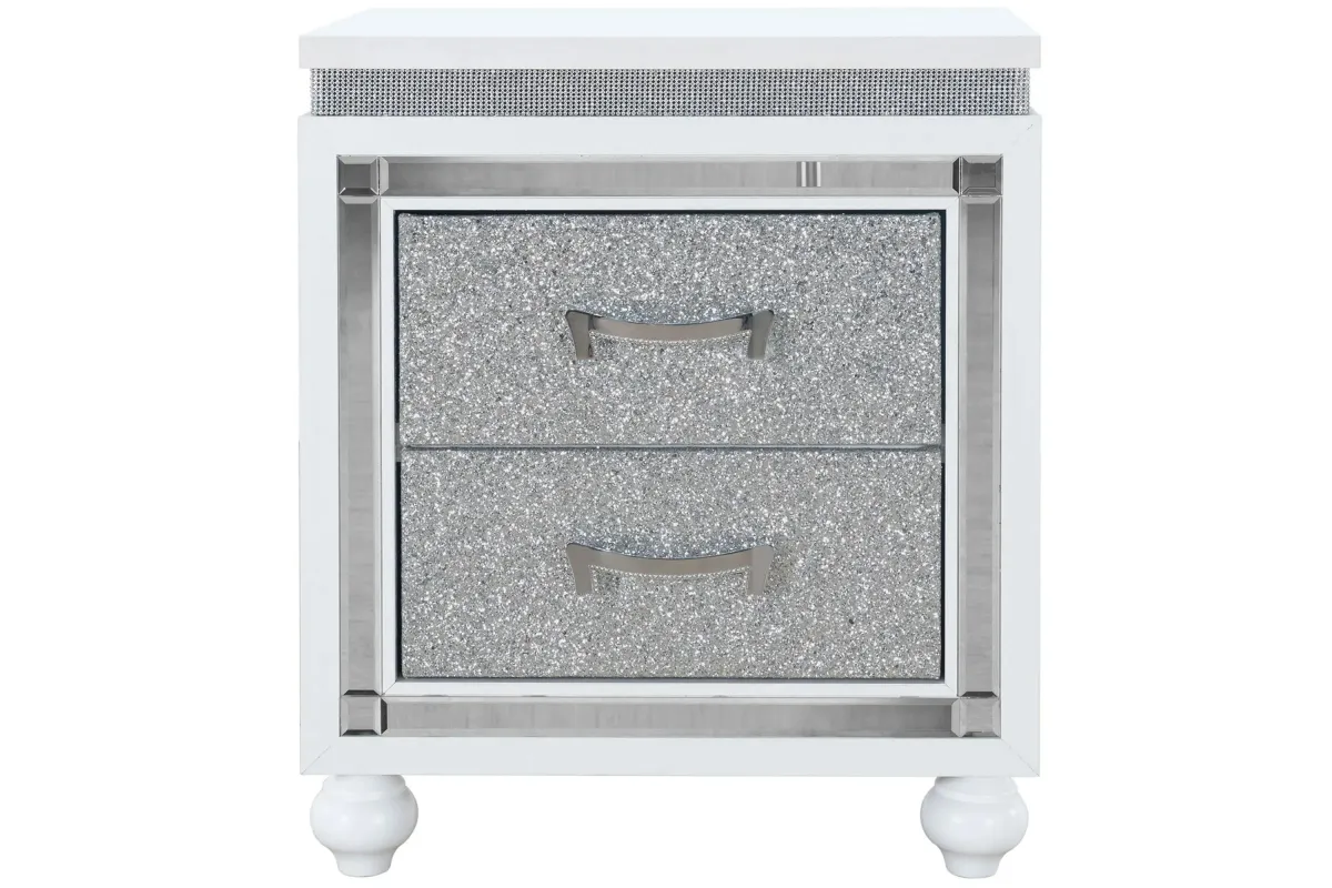 Collete Nightstand in White by Global Furniture Furniture USA