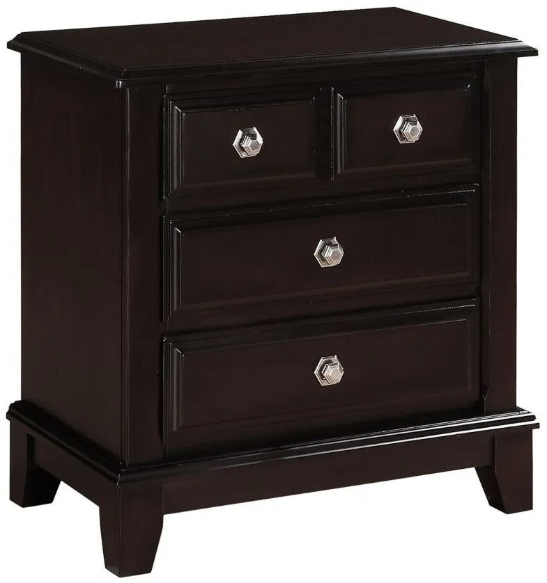 Rae Nightstand in Cappuccino by Glory Furniture