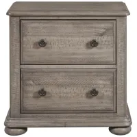 Danbury 2-Drawer Nightstand with USB in Natural by Samuel Lawrence