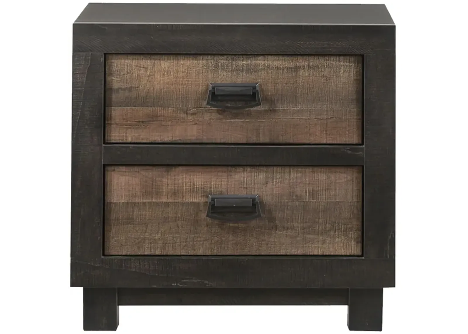 Harrison 2 Drawer Nightstand in Walnut by Elements International Group