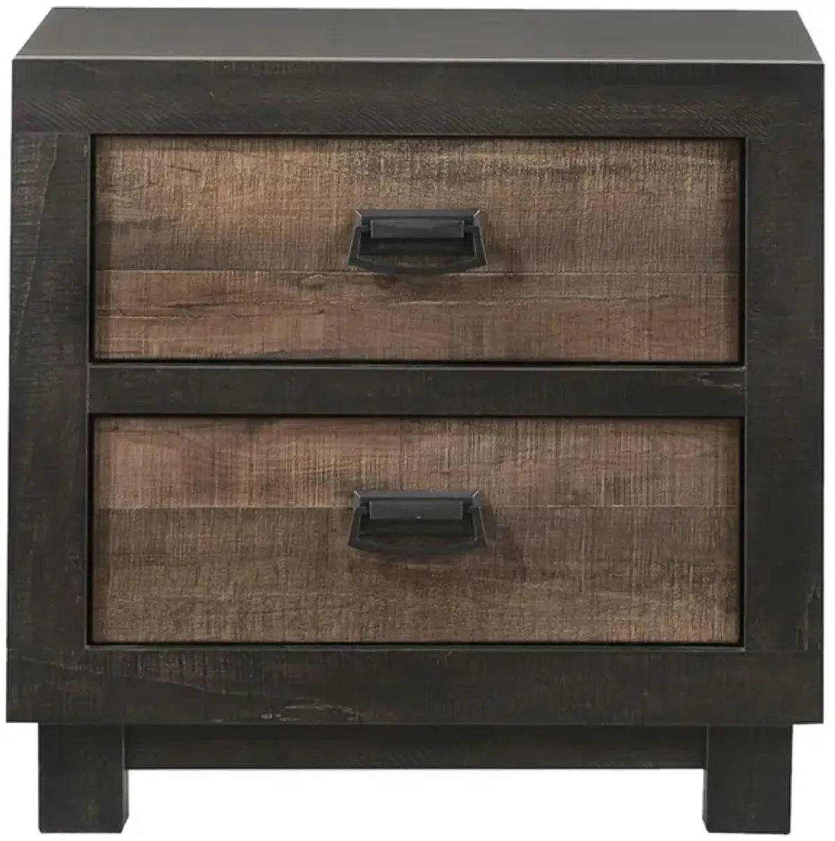 Harrison 2 Drawer Nightstand in Walnut by Elements International Group