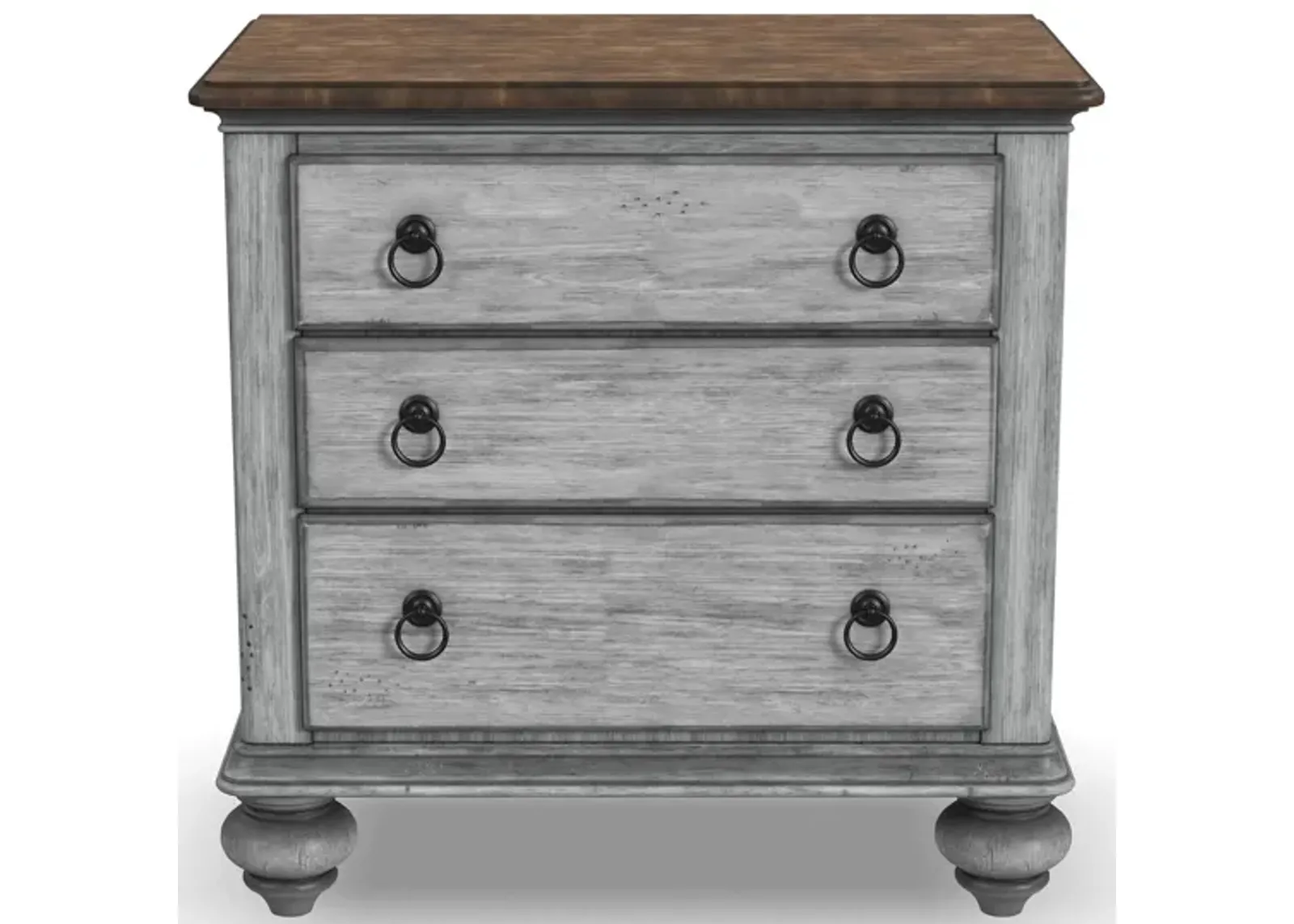 Plymouth Nightstand in Gray by Flexsteel