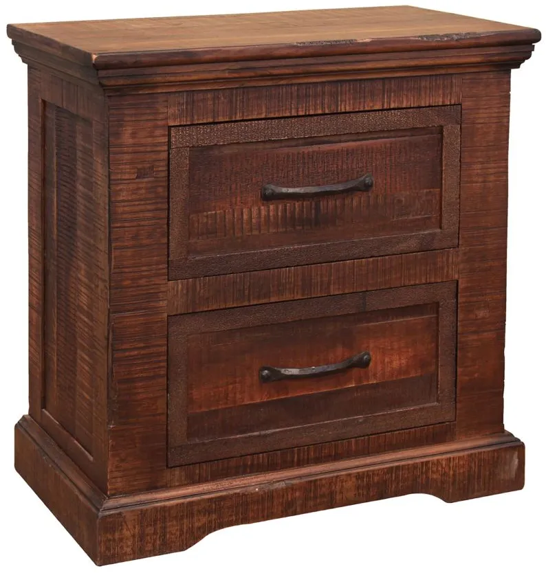 Madeira Nightstand in Brown by International Furniture Direct