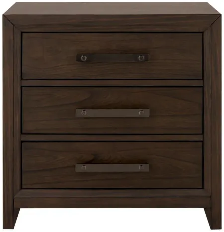 Bardwell Nightstand in Brown by Bellanest