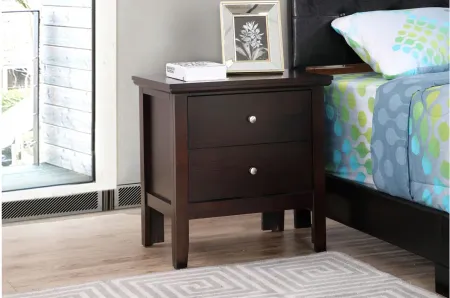 Primo Nightstand in Cappuccino by Glory Furniture