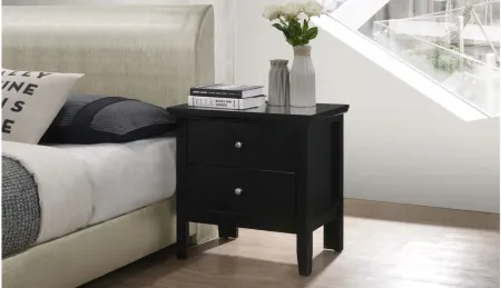 Primo Nightstand in Black by Glory Furniture