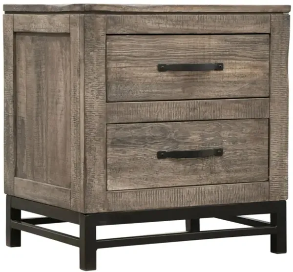 Blacksmith 2 Drawer Nightstand