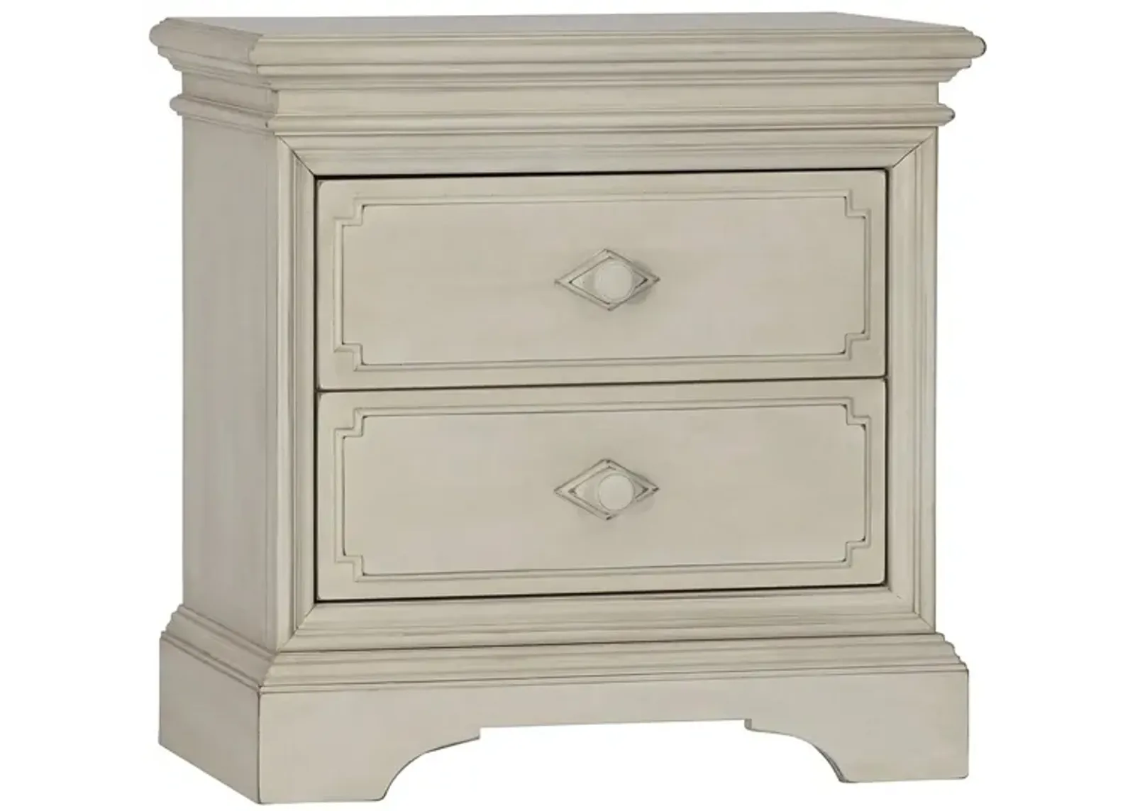 Amherst Nightstand in Antique White by Heritage Baby