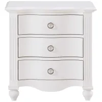 Jayla Night Stand in White by Homelegance